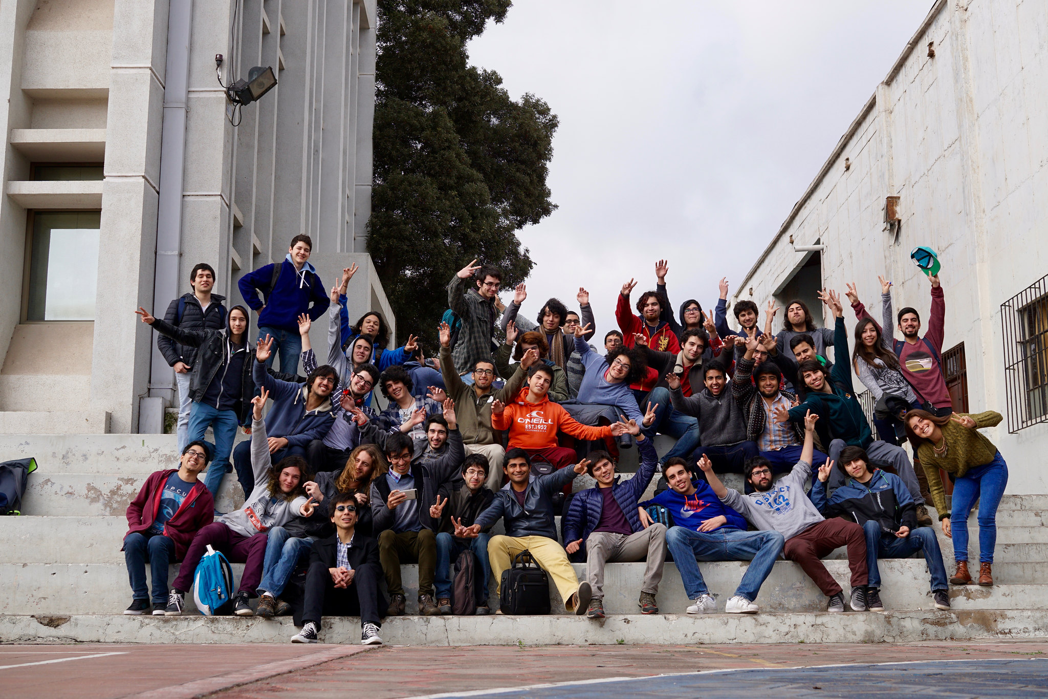 Foto grupal del campamento 2016