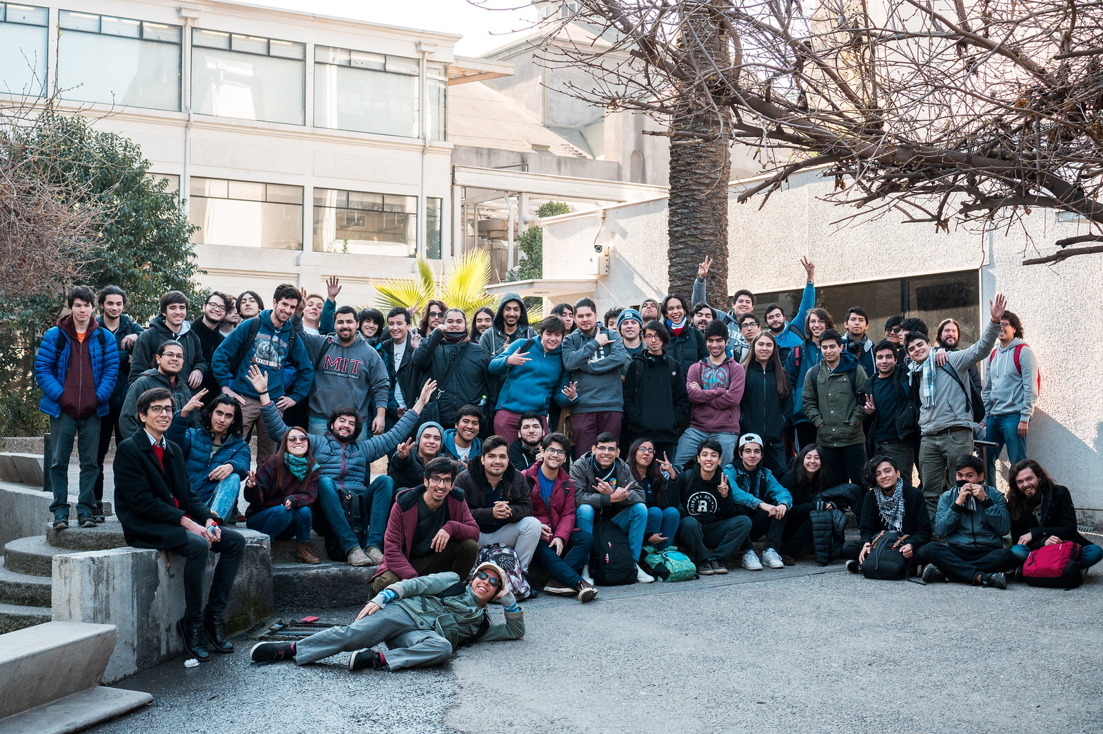 Foto grupal del campamento 2018