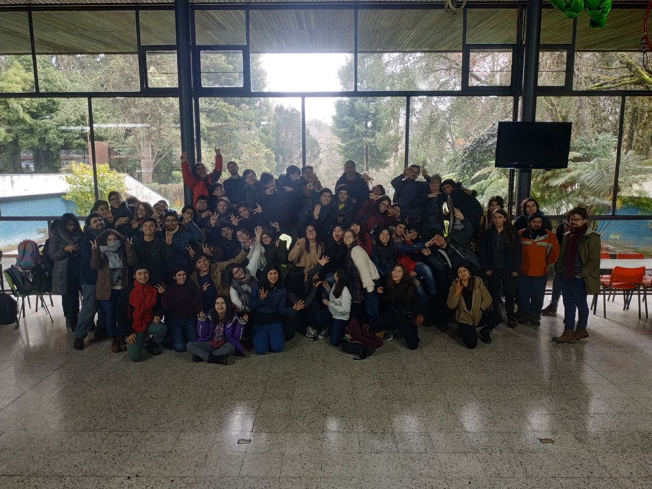 Foto grupal del campamento 2019